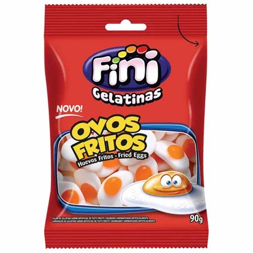 Bala de Goma Ovos Fritos 90g Fini 1027310