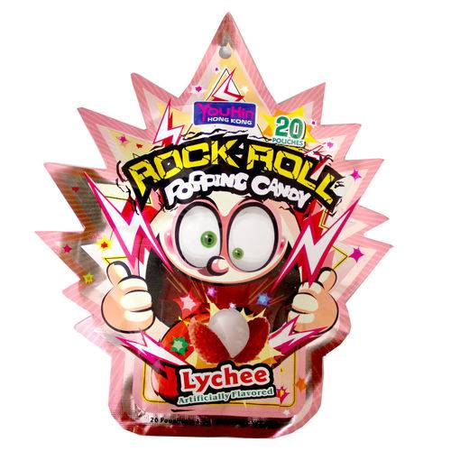 Bala Explosiva Sabor Lichia Popping Candy Rock Roll - Youhin 30g