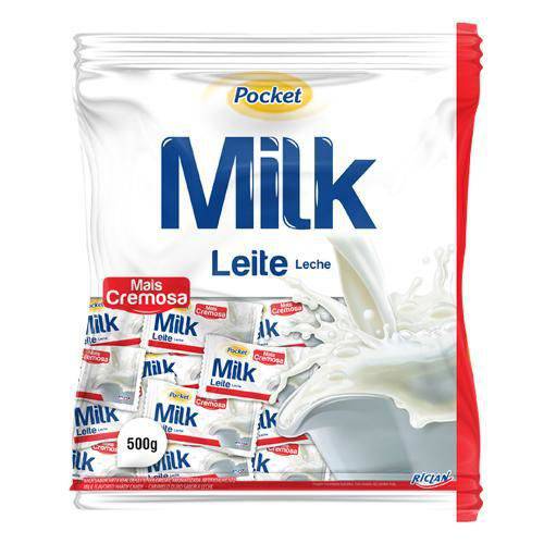 Bala Freegells Pocket 500gr Milk