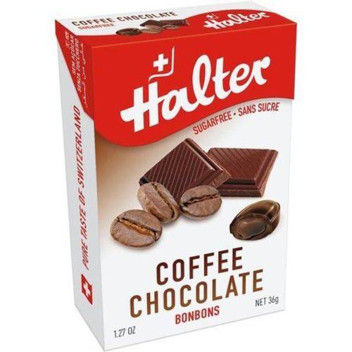 Bala Halter Coffee Chocolate - Sabor Café com Chocolats Sem Açúcar 36g