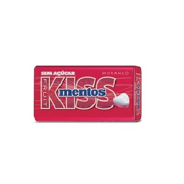 Bala Kiss Morango Mentos 35g