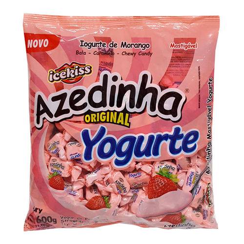 Bala Mastigável Azedinha Yogurte 600g - Ice Kiss