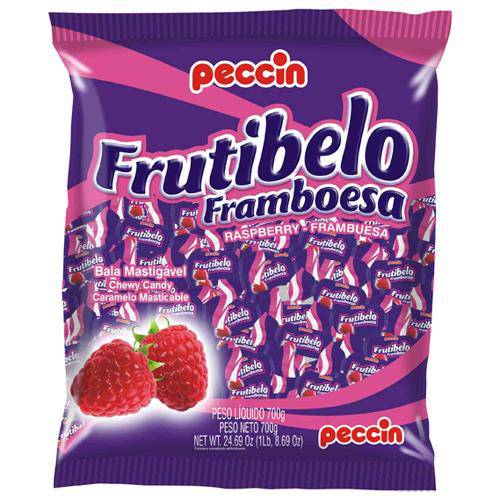Bala Mastigavel Frutibelo Framboesa 600g - Peccin