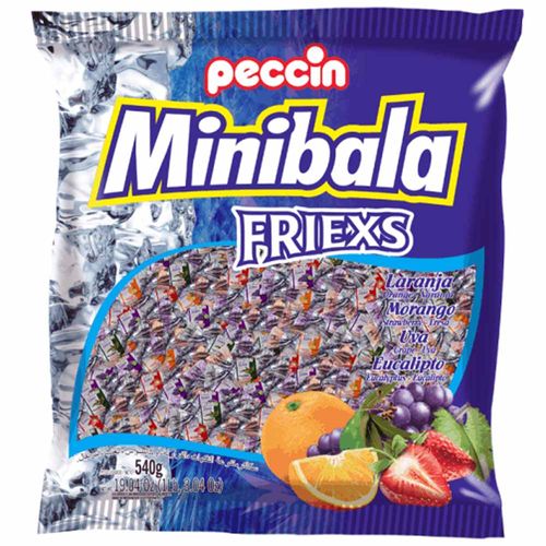 Bala Minibala Friexs Sortida 540g Peccin 11075