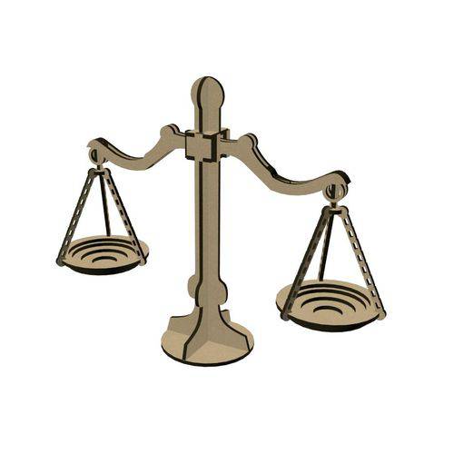 Balança da Justiça - Puzzle Quebra Cabeça - 38 Peças