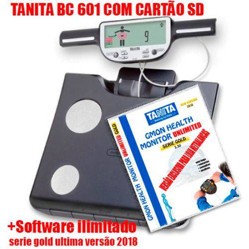 Balança de Bioimpedancia Bc 601 Tanita C/ Software Ilimitado + Mochila