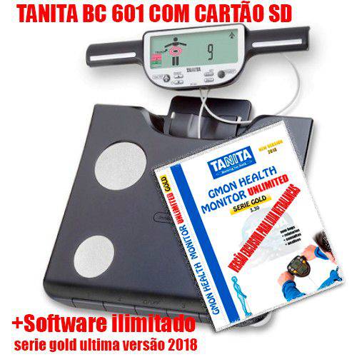 Balança de Bioimpedancia Bc 601 Tanita C/ Software Ilimitado