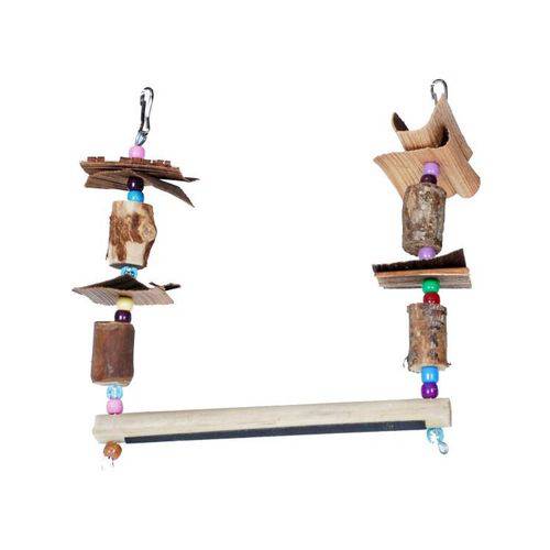 Balancinho com Lixa Toy For Bird para Calopsitas e Periquitos