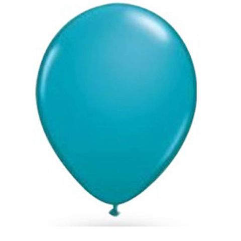 Balão Azul Turquesa Tamanho 9 C/50 - São Roque