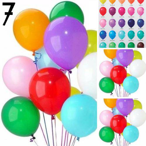 Balão Baloes Bexiga para Festa 500 Und 10 Pct Escolha a Cor
