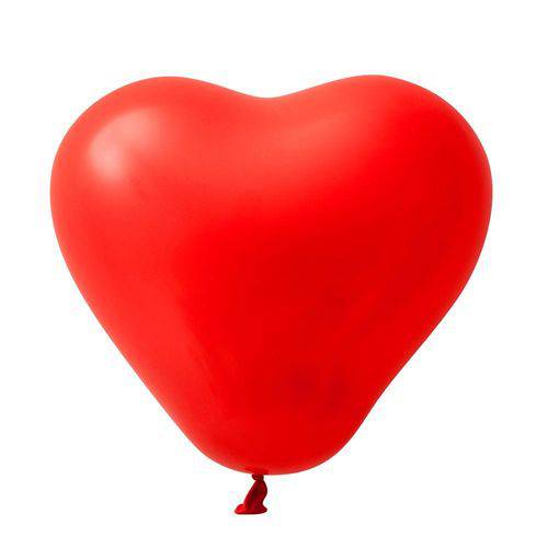 Balão / Bexiga Coração Nº6 C/30