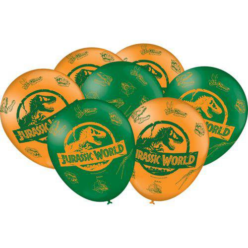 Balão/bexiga Jurassic World 2 N9'' | C/25