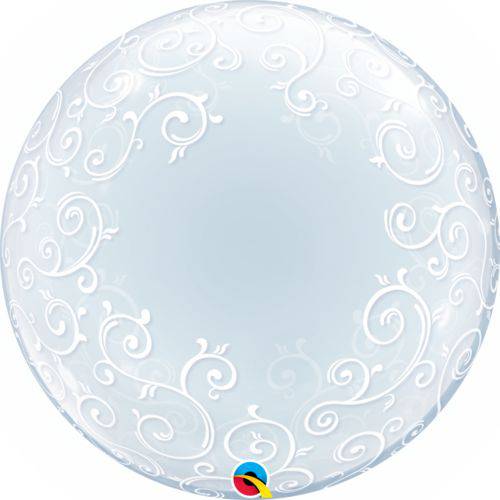 Balão Bubble - Arabesco - 24 Polegadas - Qualatex