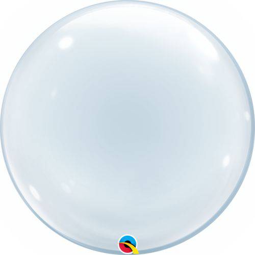 Balão Bubble - Liso Transparente - 20 Polegadas - Qualatex