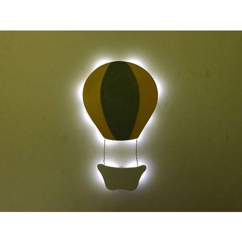 Balão com LED Luminária para Quarto Infantil LED Branco Frio