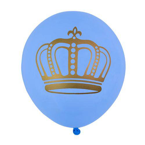 Balão Coroa Azul