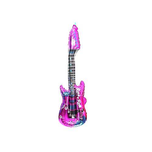 Balão de Ar Guitarra Rosa