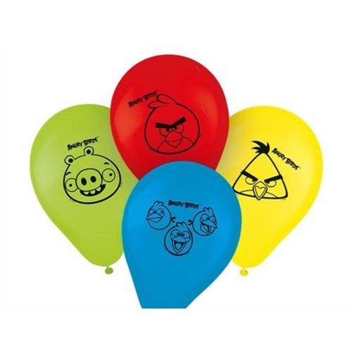Balão de Látex Angry Birds 25 Unidades Regina Festas