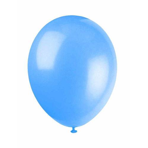 Balão de Látex Azul Baby 7" 18cm 50un São Roque
