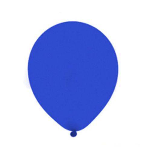 Balão de Látex Azul Royal 7" 18cm 50un Festball