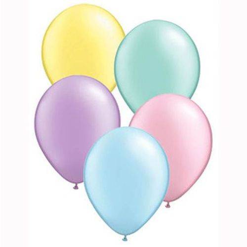 Balão de Látex Candy Colors Sortidas 9" 23 Cm 50 Und Happy Day