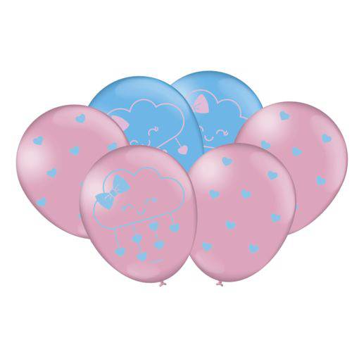 Balão de Látex Chuva de Amor 25 Unidades Festcolor