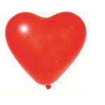 Balão de Látex Coração Vermelho 11" 12 Unidades Happy Day