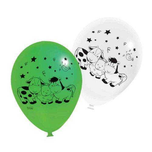 Balão de Látex Fazendinha 25 Unidades Festcolor