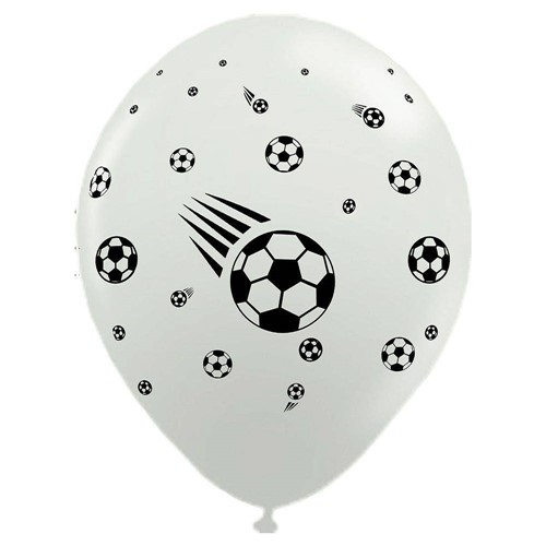Balão de Látex Futebol 10” com 25 Unidades Balloontech
