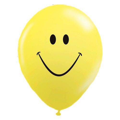 Balão de Látex Happytech Amarelo 10 com 25 Unidades Balloontech