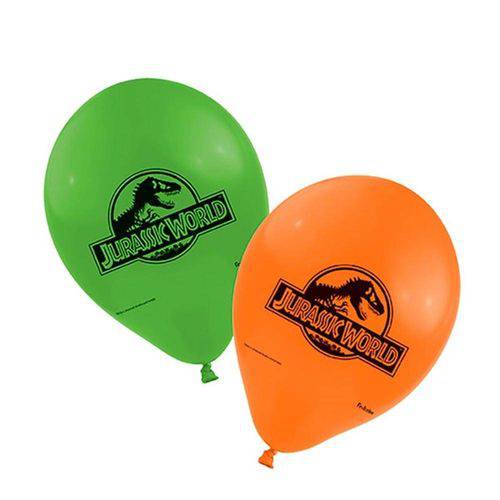 Balão de Látex Jurassic Park World 25 Unidades Festcolor