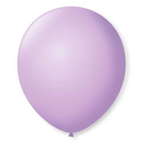 Balão de Látex Lilás Baby 50 Unidades - São Roque
