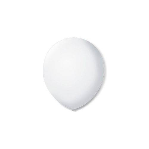 Balão de Látex Liso Cristal 9 Polegadas com 50 Un.