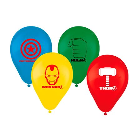 Balão de Látex os Vingadores - 25 Unidades
