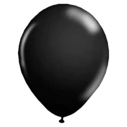 Balão de Látex Preto Onix 9” com 50 Unidades Balloontech