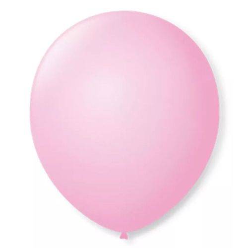 Balão de Látex Rosa Baby 7" 18cm 50un São Roque