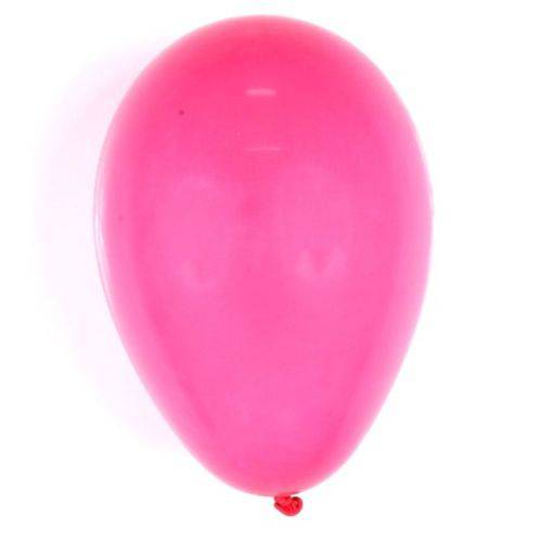 Balão de Látex Rosa Shock 7" 18cm 50un São Roque