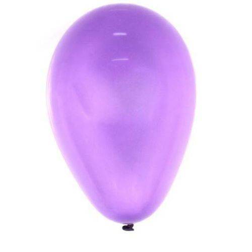 Balão de Látex Roxo Uva 7" 18cm 50un São Roque