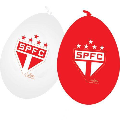 Balão de Látex São Paulo 25 Unidades