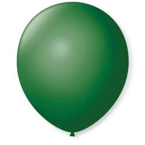 Balão de Látex Verde Folha 7" 18cm 50un São Roque