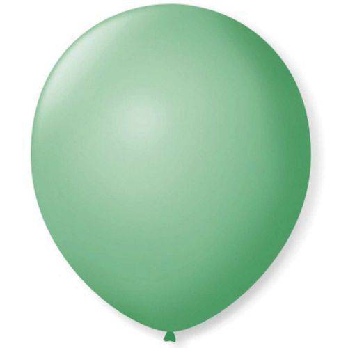 Balão de Látex Verde Lima 7" 18cm 50un São Roque