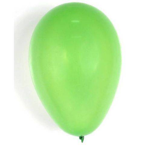 Balão de Látex Verde Maçã 7" 18cm 50un São Roque