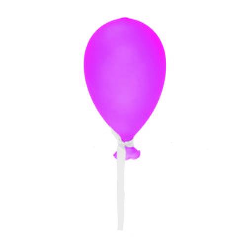 Balão de Vidro Fosco Rosa Decoração Festas