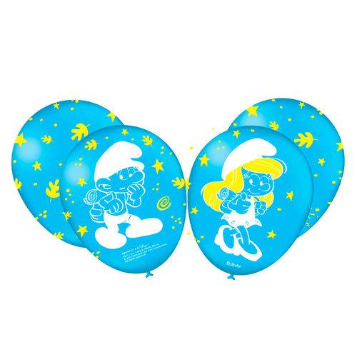 Balão Festcolor Especial Smurfs C/25 Unidades