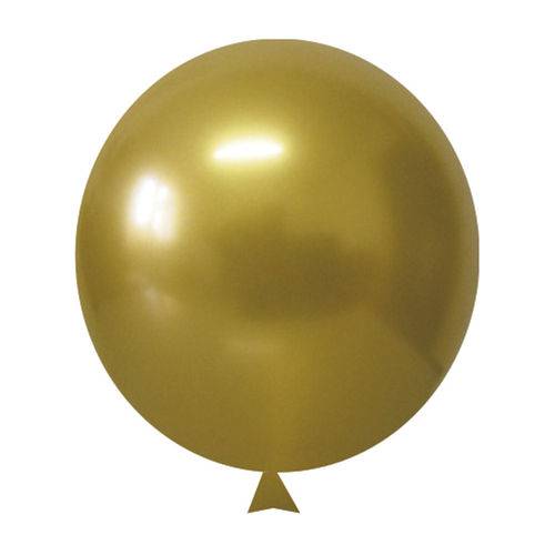 Balão Happy Day Nº9 Aluminio Dourado C/ 25 Unidades