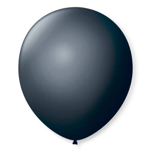 Balão Imperial Número 7 Preto Ebano São Roque
