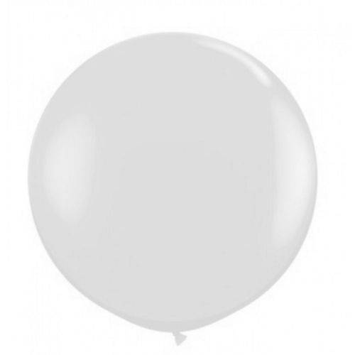 Balão Látex 250 Fat Ball Branco 30" 76 Cm 1 Und Pic Pic