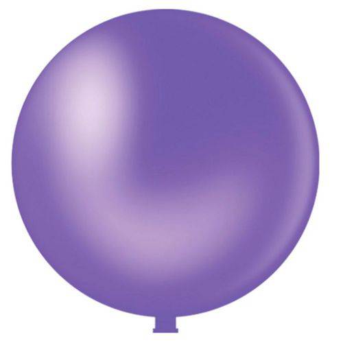 Balão Látex 250 Fat Ball Lilás 30" 76 Cm 1 Und Pic Pic
