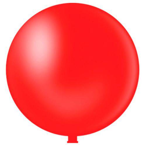 Balão Látex 250 Fat Ball Vermelho 30" 76 Cm 1 Und Pic Pic