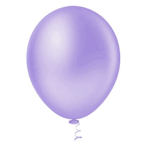 Balão Liso Lilás Tamanho 7 C/50 - Pic Pic
